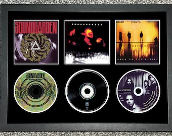 Soundgarden Superunknown Hand-painted Album Cover on Vinyl Record