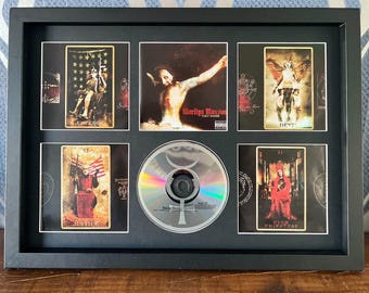 Marilyn Manson | Holy Wood (In The Shadow Of The Valley Of Death) | Retro Mounted CD Wall Display | Frame Not Included |