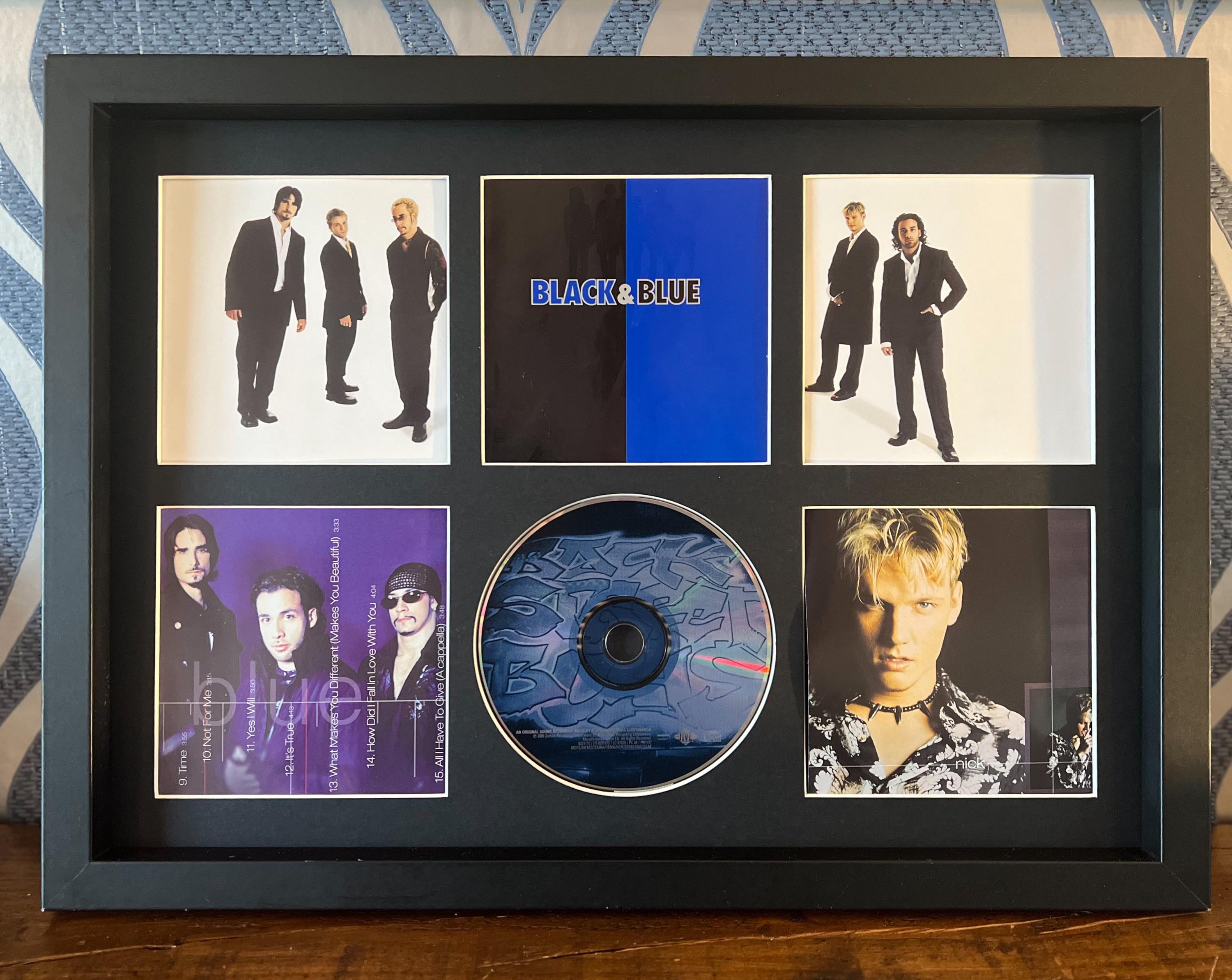The Backstreet Boys | Black & Blue | Retro Mounted CD Wall Display