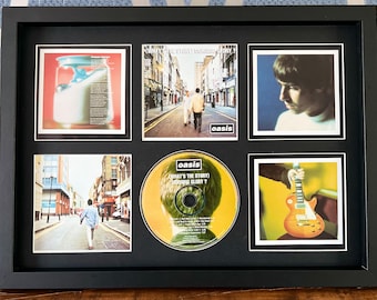 Oasis / What's The Story (Morning Glory?) / Exhibidor de pared de CD retro / Marco no incluido /