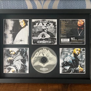 Jay Z  & Roc LA Familia | The Dynasty | Retro Mounted CD Wall Display | Frame Not Included |