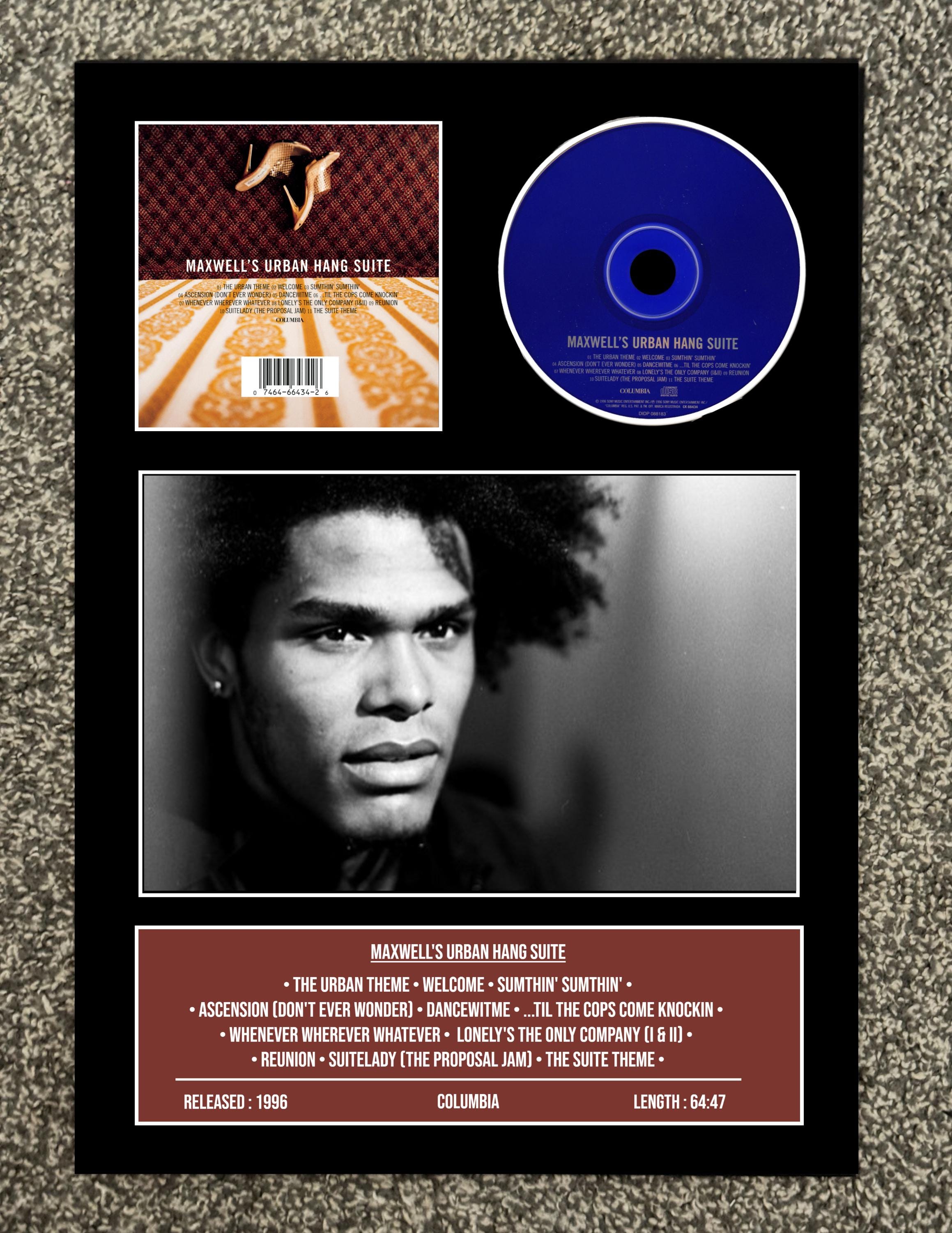 Maxwell | Urban Hang Suite | Retro Mounted CD Wall Display | Frame