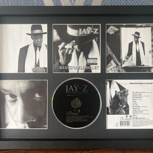 Jay Z | Reasonable Doubt | CD Wall Display | Frame Not