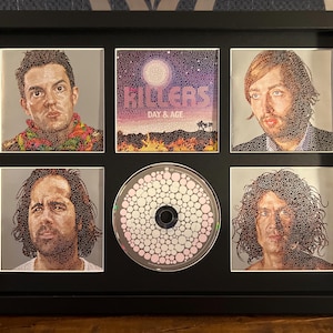 The Killers | Day & Age | Retro Mounted CD Wall Display | Frame Not Included |