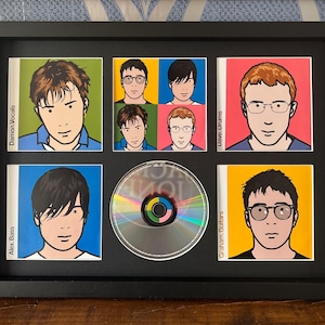 Blur | The Best Of | Retro Mounted CD Wall Display | Frame Not Included |