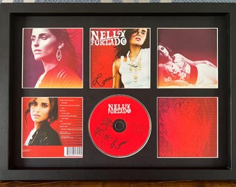 Nelly Furtado | Locker | Retro montiert CD Wand Display | Rahmen nicht enthalten |