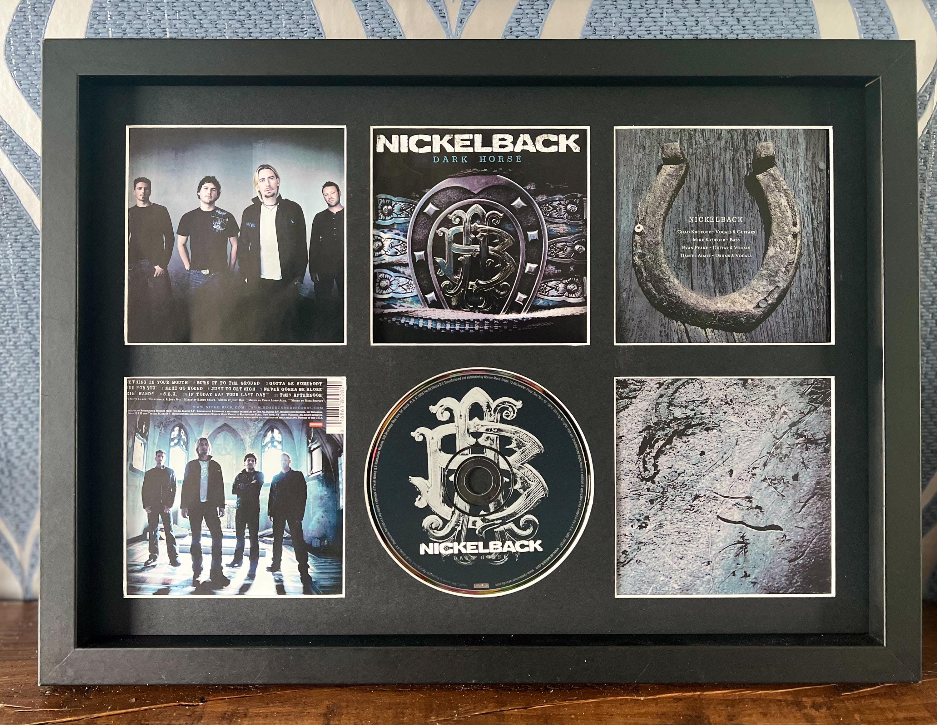 Nickelback | Dark Horse | Retro Mounted CD Wall Display | Frame