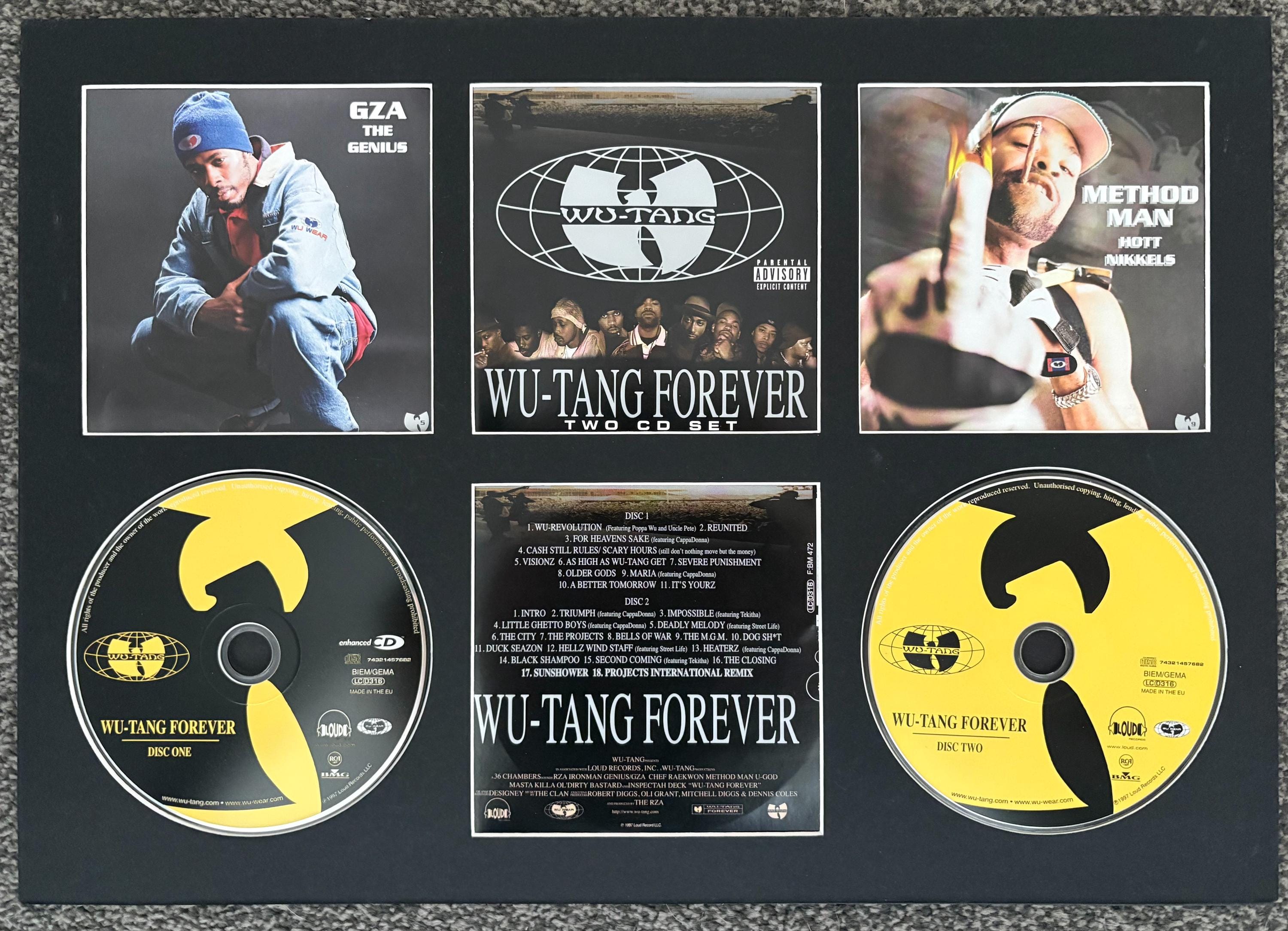 Wu Tang Clan | Wu Tang Forever | Retro Double Mounted CD Wall