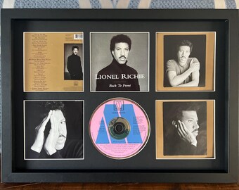 Lionel Richie | Back To Front | Retro Mounted CD Wall Display | Frame Not Included |
