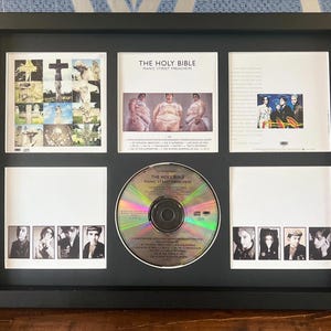 Manic Street Preachers | The Holy Bible | Retro Mounted CD Wall Display | Frame Not Included |