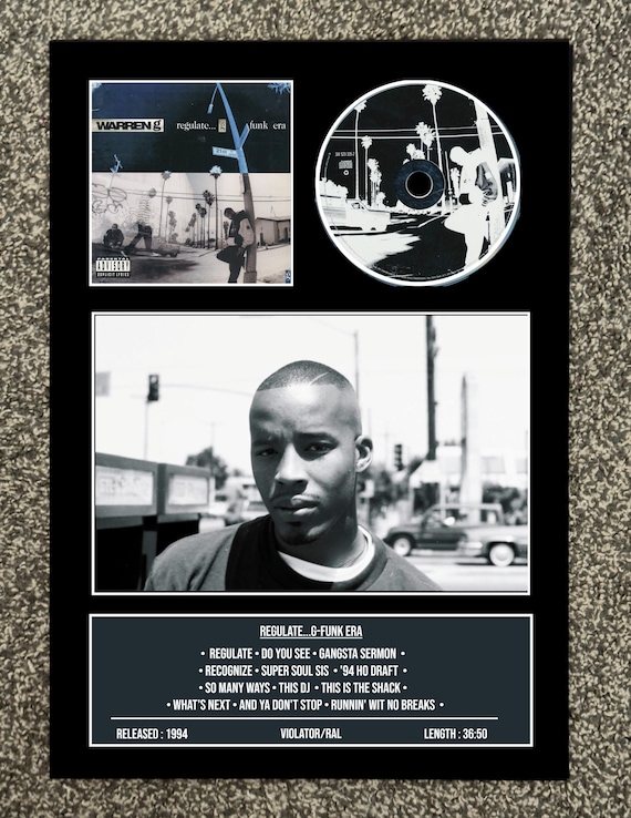 Warren G | Regulateg-funk Era | Retro Mounted CD Wall Display