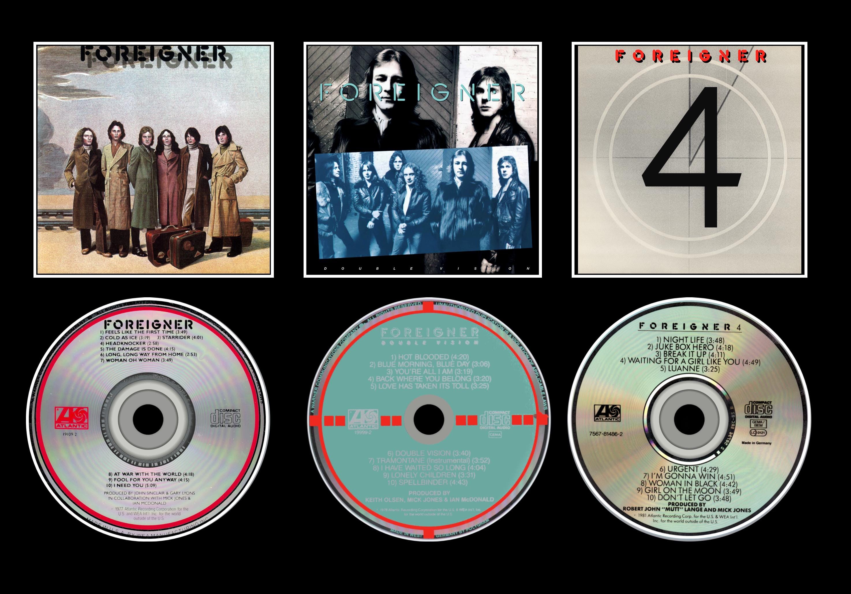 Foreigner | Foreigner | Double Vision | 4 | Retro Triple CD Wall