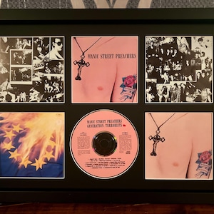 Manic Street Preachers | Generation Terrorists | Retro Mounted CD Wall Display | Frame Not Included |