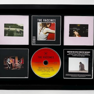 The Vaccines | What Did You Expect From The Vaccines? | Retro Mounted CD Wall Display | Frame Not Included |