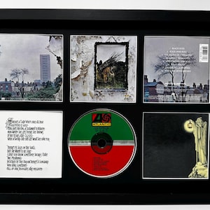 Led Zeppelin | Led Zeppelin | Retro montiert CD Wand Display | Rahmen nicht enthalten |