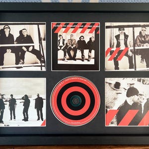 U2 | How To Dismantle An Atomic Bomb | Retro Mounted CD Wall Display | Frame Not Included |