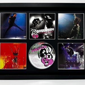 Green Day | Awesome As F*** | Retro Mounted CD Wall Display | Frame Not Included |