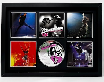 Green Day | Awesome As F*** | Retro Mounted CD Wall Display | Frame Not Included |