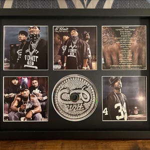 G-Unit | Beg For Mercy | Retro Mounted CD Wall Display | Frame Not Included |