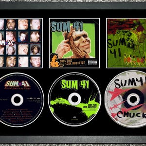 Summe 41 | All Killer No Filler | Sieht dieser Infizierte aus | Futter | Retro Triple CD Wand-Display | Rahmen nicht enthalten |