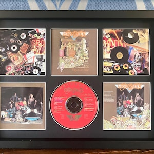 Aerosmith | Toys In The Attic | Retro Mounted CD Wall Display | Frame Not Included |