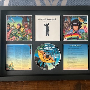 Jamiroquai | Emergency On Planet Earth | Retro Mounted CD Wall Display | Frame Not Included |