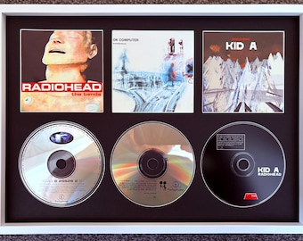 Radiohead | the Bends | Ok Computer | Kid A | Retro Triple CD Wall