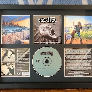 The Prodigy | Music For The Jilted Generation | Retro Mounted CD Wall Display | Frame Not Included |