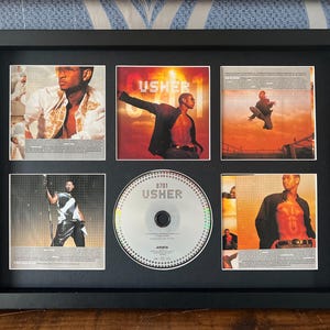 Usher | 8701 | Retro Mounted CD Wall Display | Frame Not Included |
