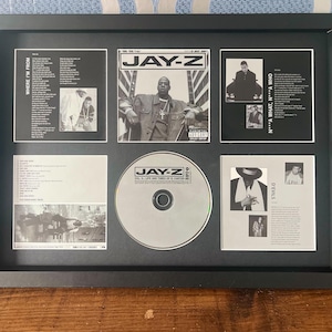 Jay Z | Vol 3 Life & Times Of S Carter | Retro Mounted CD Wall Display | Frame Not Included |