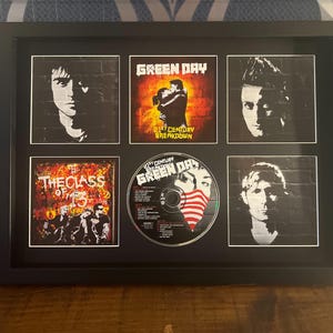 Green Day | 21st Century Breakdown | Retro Mounted CD Wall Display | Frame Not Included |