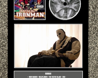 Ghostface Killah 'ironman' Album Art Poster: Hip-hop Music Print