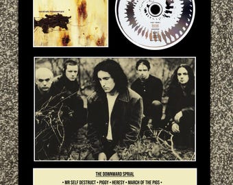 Nine Inch Nails | the Downward Spiral | Retro Mounted CD Wall