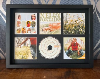 Nelly Furtado | Boah Nelly! | Retro montiert CD Wand Display | Rahmen nicht enthalten |