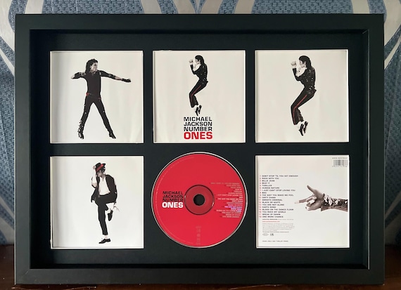 Michael Jackson | Number Ones | Retro Mounted CD Wall Display