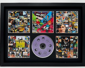 Blink 182 / The Mark, Tom, and Travis Show (The Enema Strikes Back!) / Espositore da parete per CD in stile retrò / Cornice non inclusa /