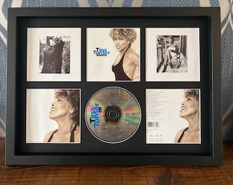 Tina Turner | Simply The Best | Retro Mounted CD Wall Display | Frame Not Included |