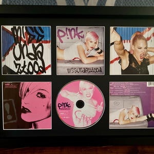 Pink  | Missundaztood | Retro Mounted CD Wall Display | Frame Not Included |
