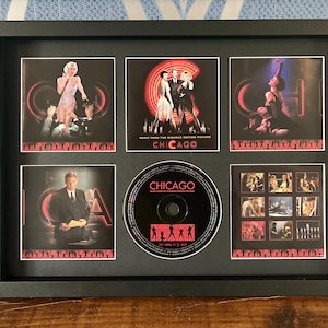 Chicago | Original Soundtrack | Retro Mounted CD Wall Display | Frame Not Included |