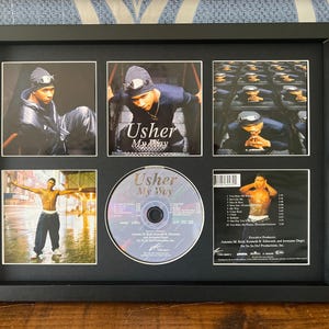 Usher | My Way | Retro Mounted CD Wall Display | Frame Not Included |