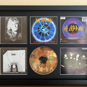 Def Leppard | Adrenalize | Retro Mounted CD Wall Display | Frame Not Included |