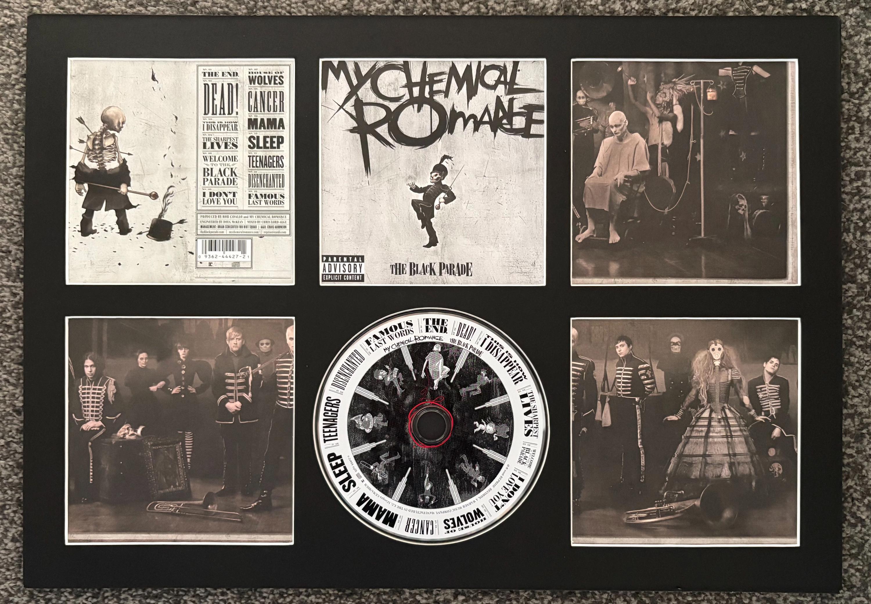My Chemical Romance | the Black Parade | Retro Mounted CD Wall