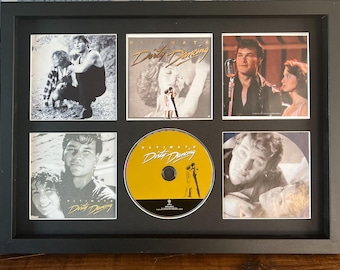 Dirty Dancing / Banda sonora original / Exhibidor de pared de CD retro / Marco no incluido /