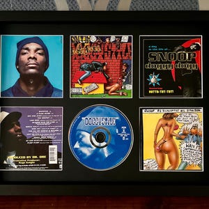Snoop Dogg | Doggystyle | Retro Mounted CD Wall Display | Frame Not Included |