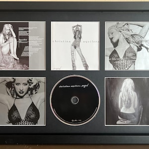Christina Aguilera | Stripped | Retro Mounted CD Wall Display | Frame Not Included |