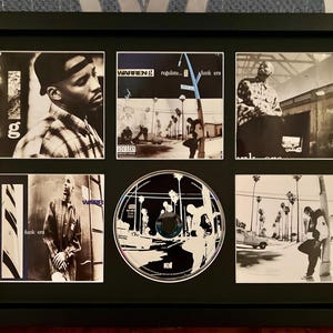 Warren G | Regulate...G Funk Era | Retro väggmonterad CD-display | Ram ingår ej |
