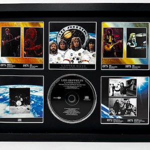 Led Zeppelin | Latter Days: The Best Of Led Zeppelin Band 2 | Retro montiert CD Wand Display | Rahmen nicht enthalten |