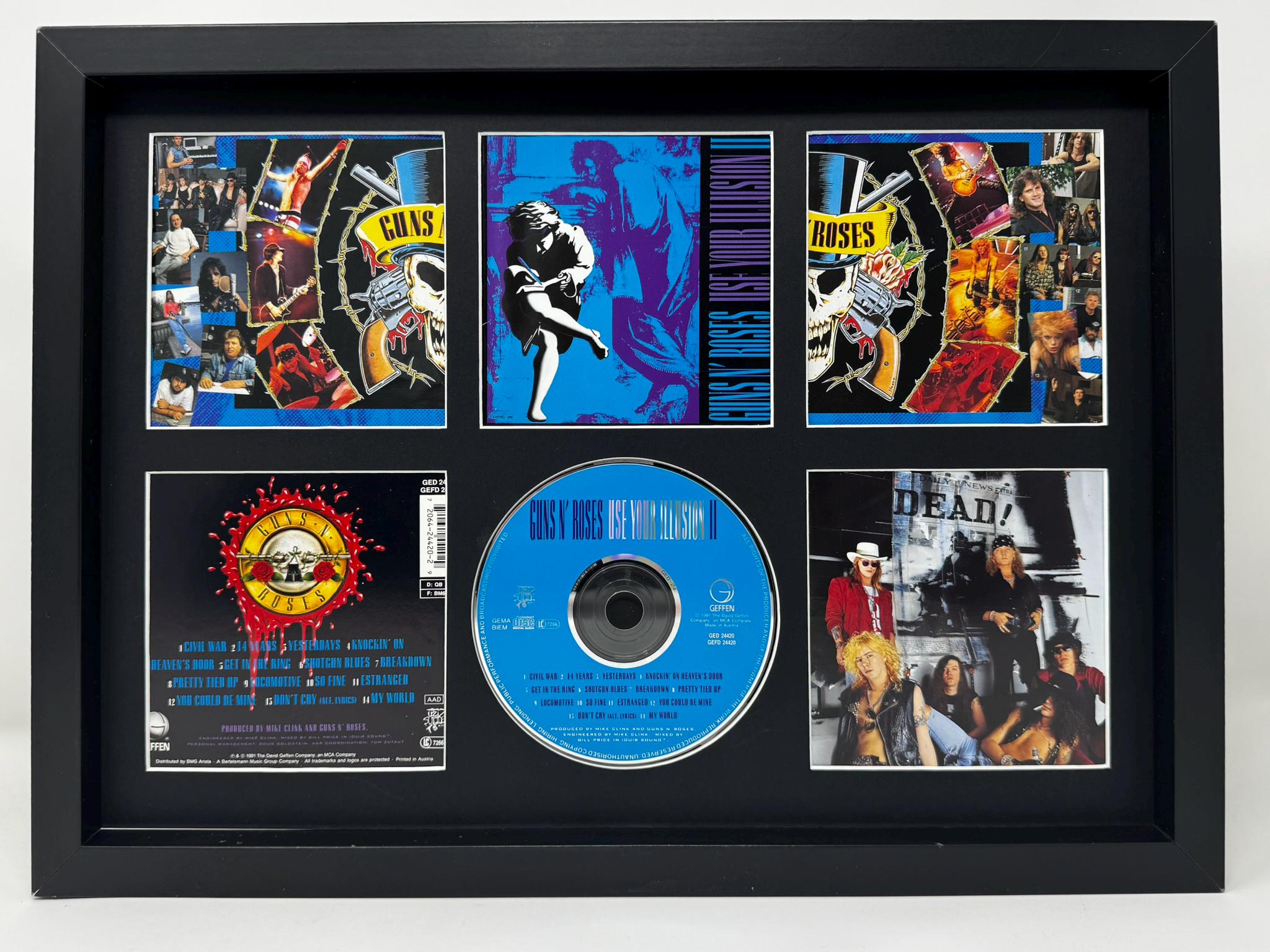 Guns 'n' Roses | Use Your Illusion II | Retro Mounted CD Wall