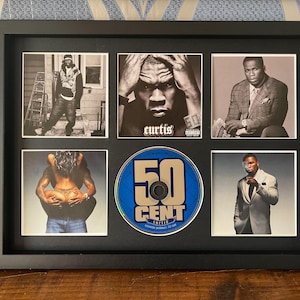 50 Cent | Curtis | Retro Mounted CD Wall Display | Frame Not Included |