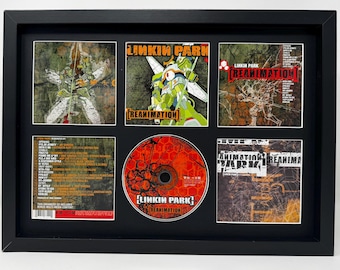 Linkin Park | Reanimation | Retro Mounted CD Wall Display | Frame